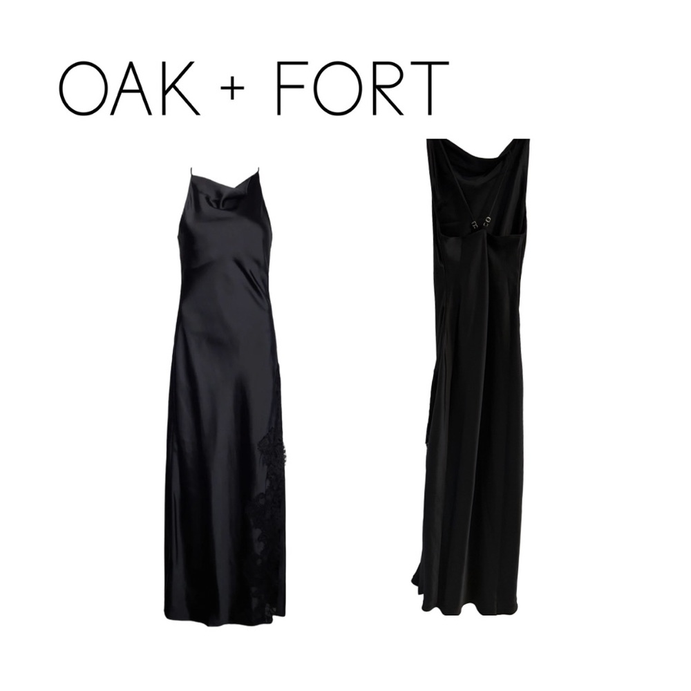 OAK + FORT Black Maxi Dress